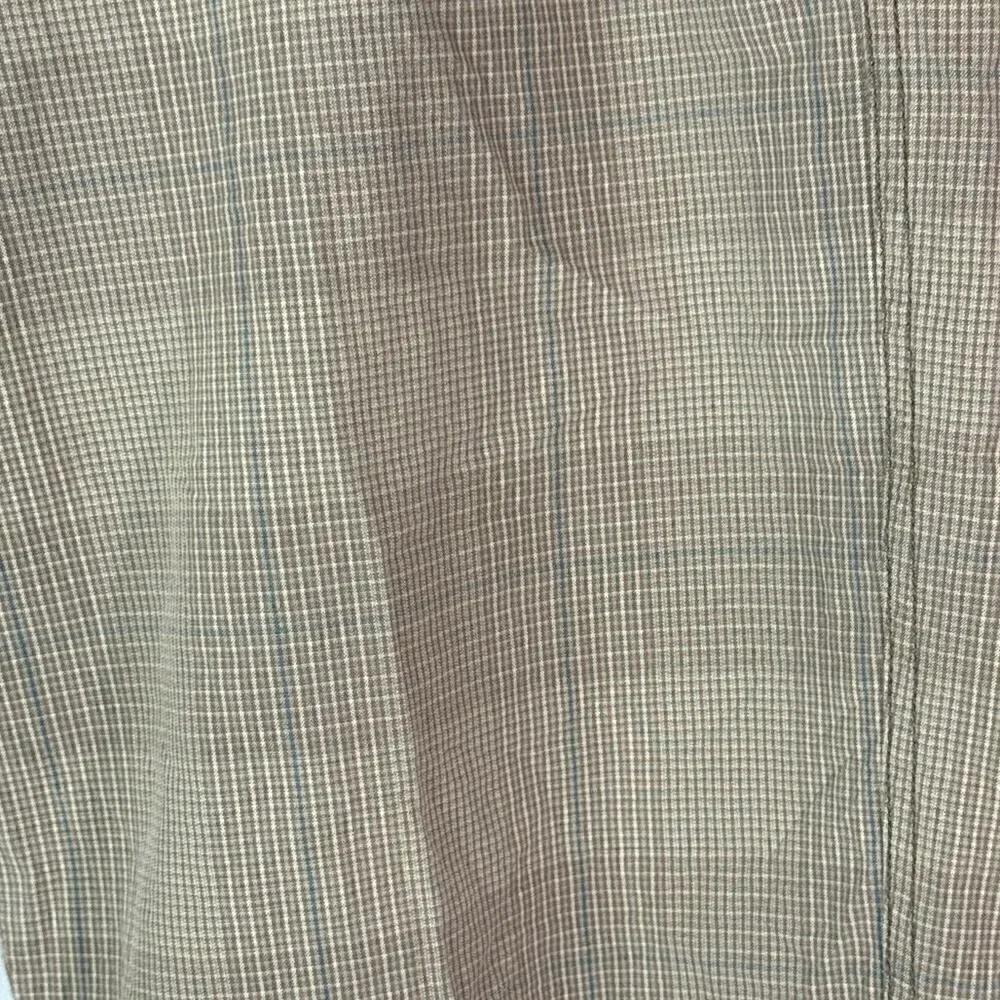 Columbia Omni Shade Brown Plaid‎ Shorts Men's 34